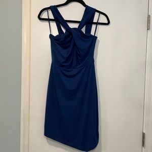 Miss Selfridge blue mini dress